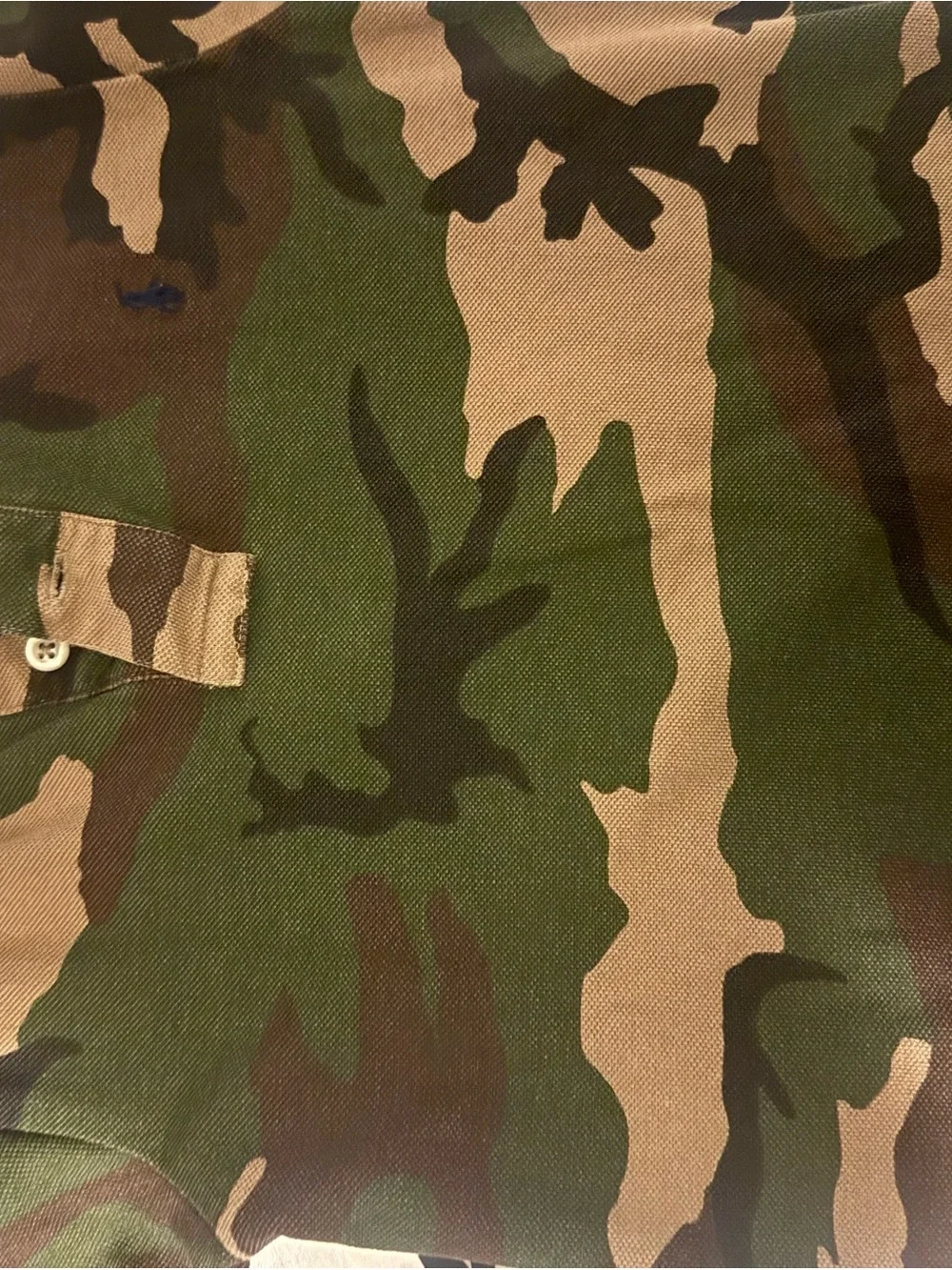 Ralph Lauren Kids Camo Polo Shirt in Green and Brown